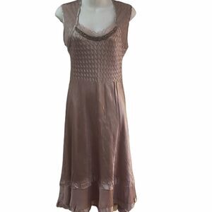 Kamarov Lace Blush Midi Dress